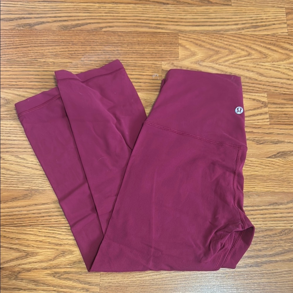 lululemon athletica Burgundy Leggings